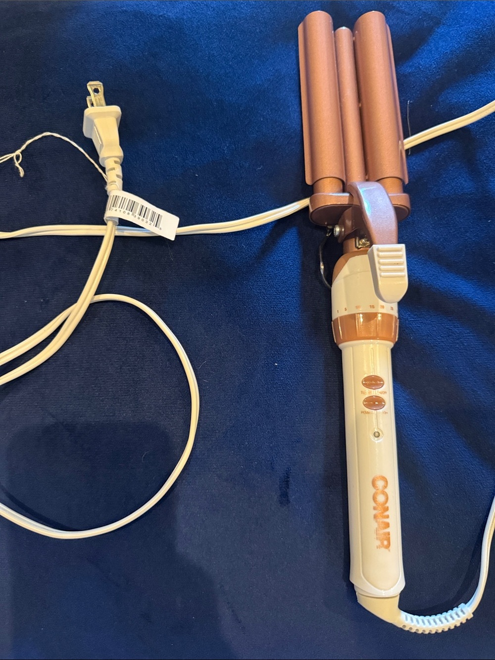 Conair Rose Gold 3-Barrel Waver Hair Curler